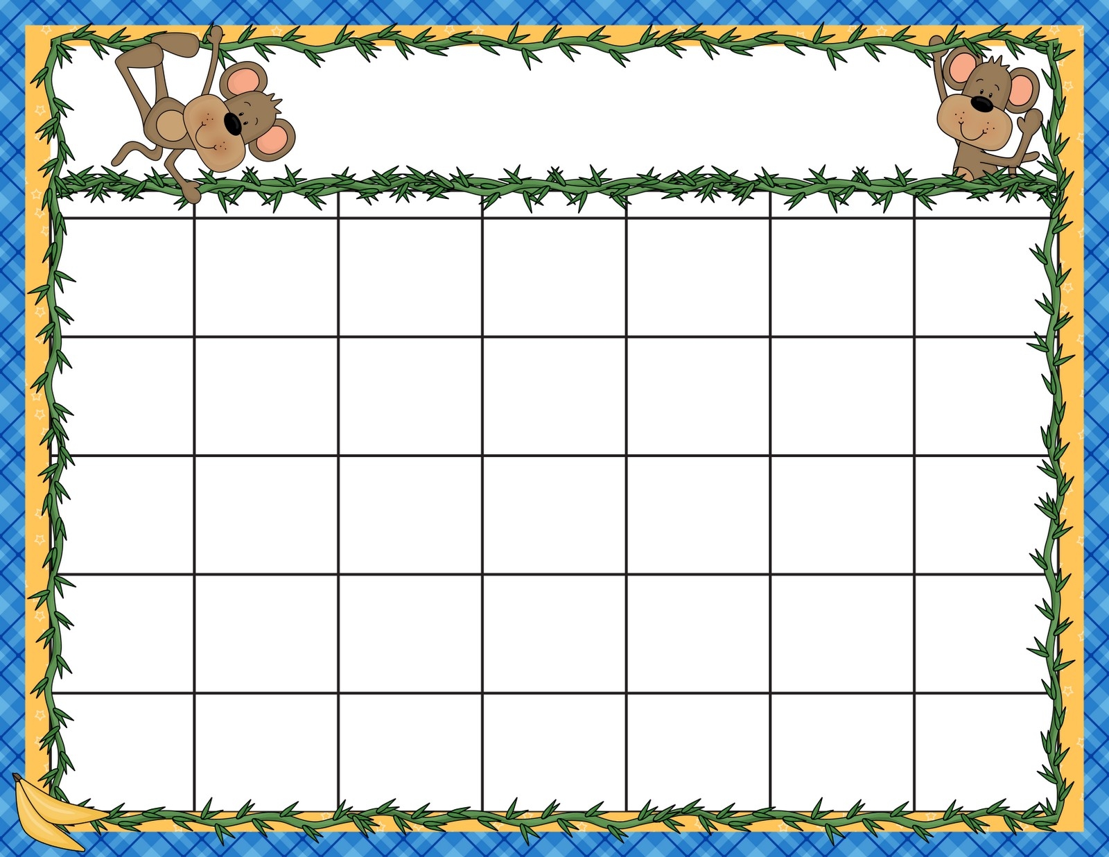 Free Printable Preschool Calendars | Qualads