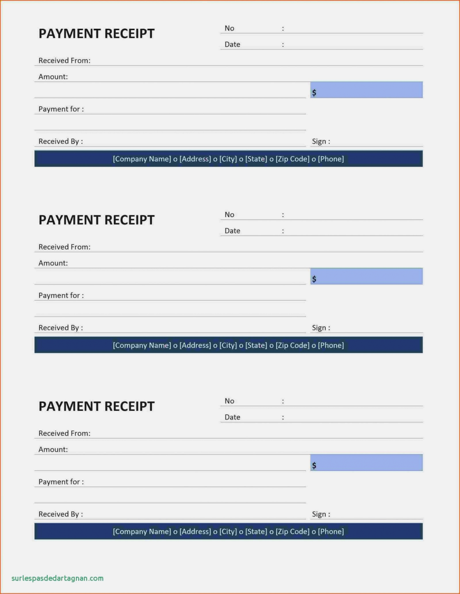 Proofs Of Payments Receipts Templates Qualads