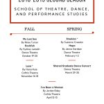 2018 2019 Second Season Announcement Umd School Of Theatre Dance