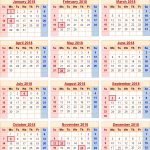 2018 Calendar United States Holidays 2018 Calendars Pinterest