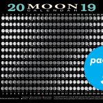 2019 Moon Calendar Card 5 Pack Nataraj Books