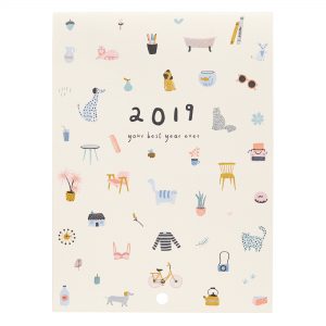 2019 Wall Calendar Sweet Calendars Kikkik