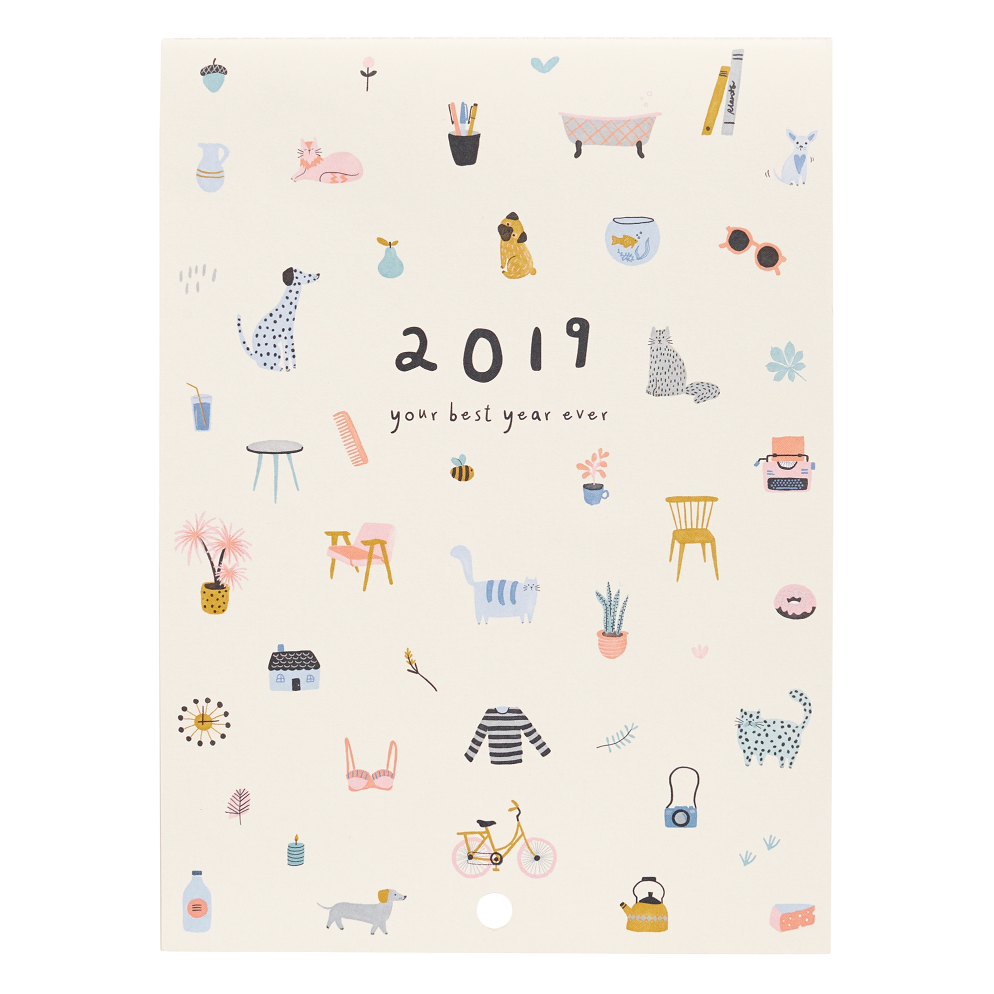 2019 Wall Calendar Sweet Calendars Kikkik 