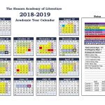 Academic Calendar The Honors Academy Of Literature