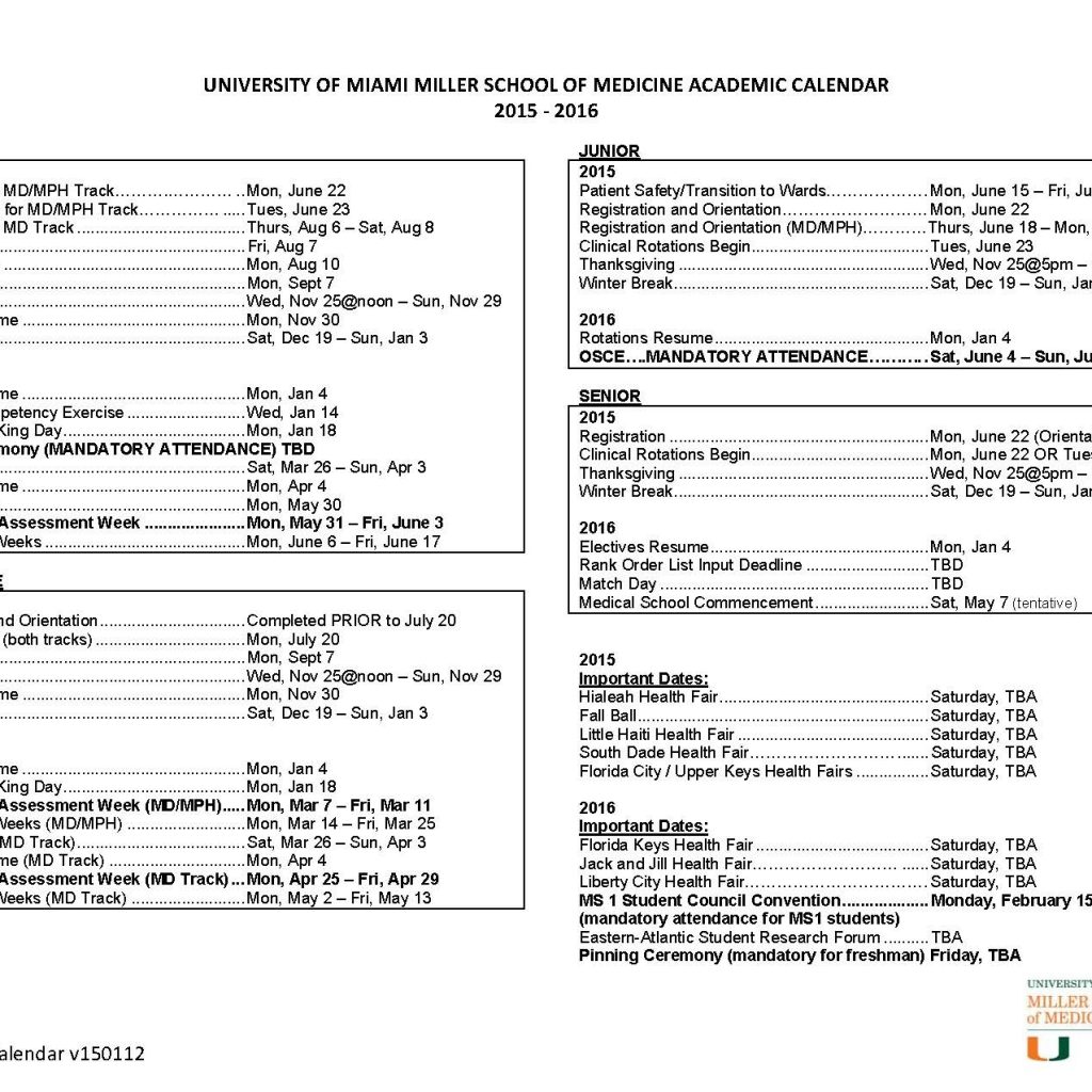 Academic Um Academic Calendar