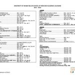 Academic Um Academic Calendar