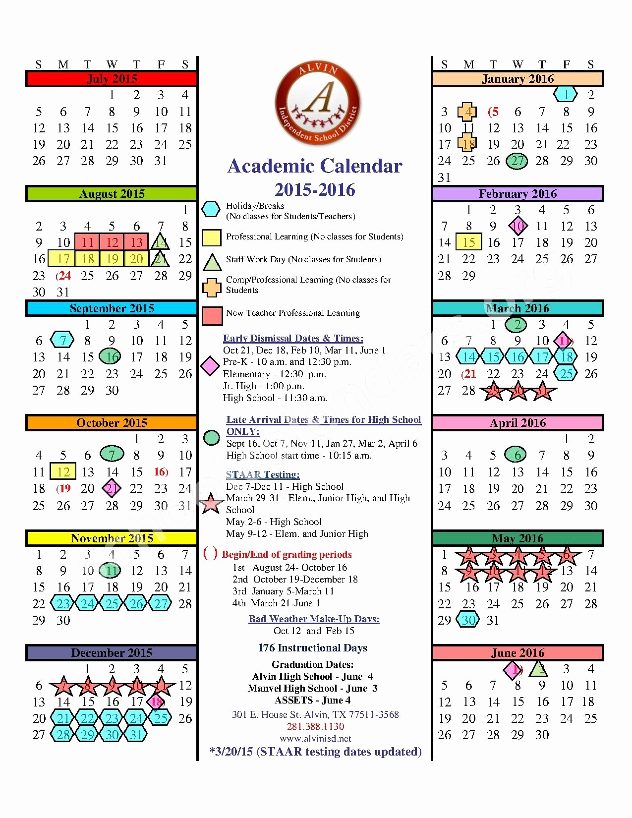 Alvin Calendar Customize And Print