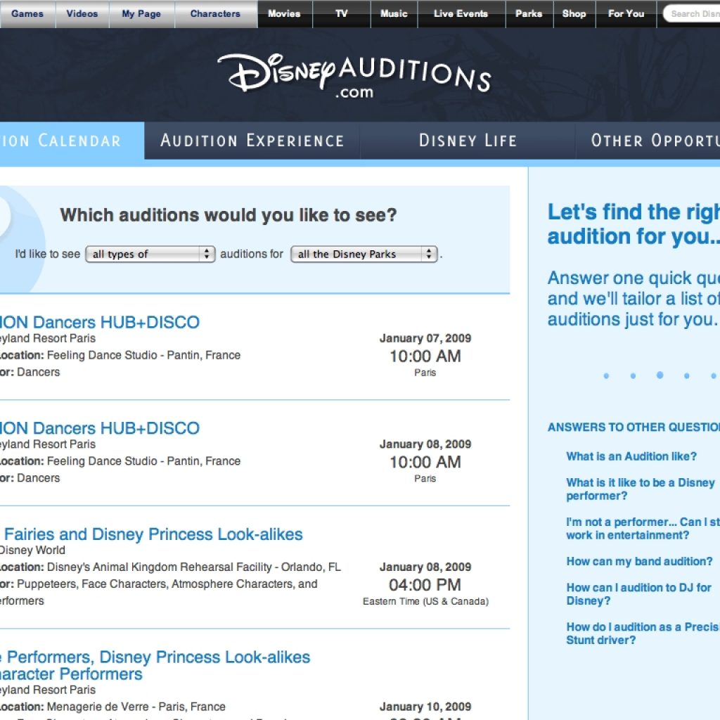 Auditioning For A Job At Disney Tips From The Disney Divas And Devos