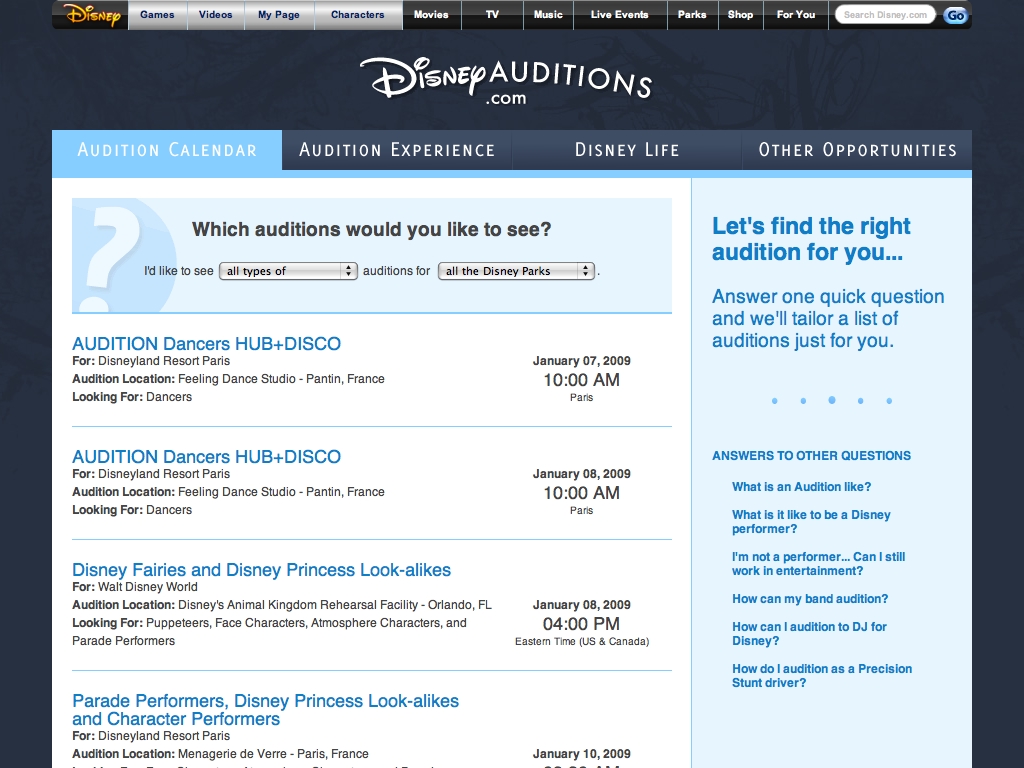 Auditioning For A Job At Disney Tips From The Disney Divas And Devos 