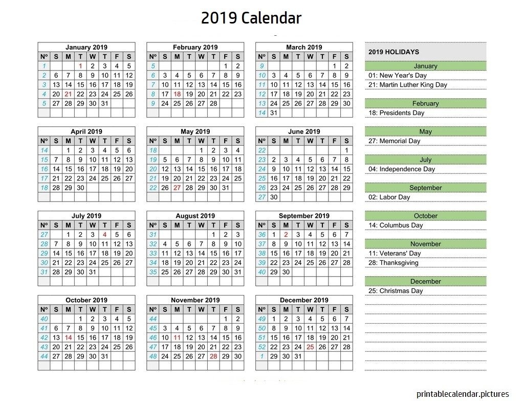 Calendar 2019 Holidays 2019 Calendar Holidays Calendar Holiday 