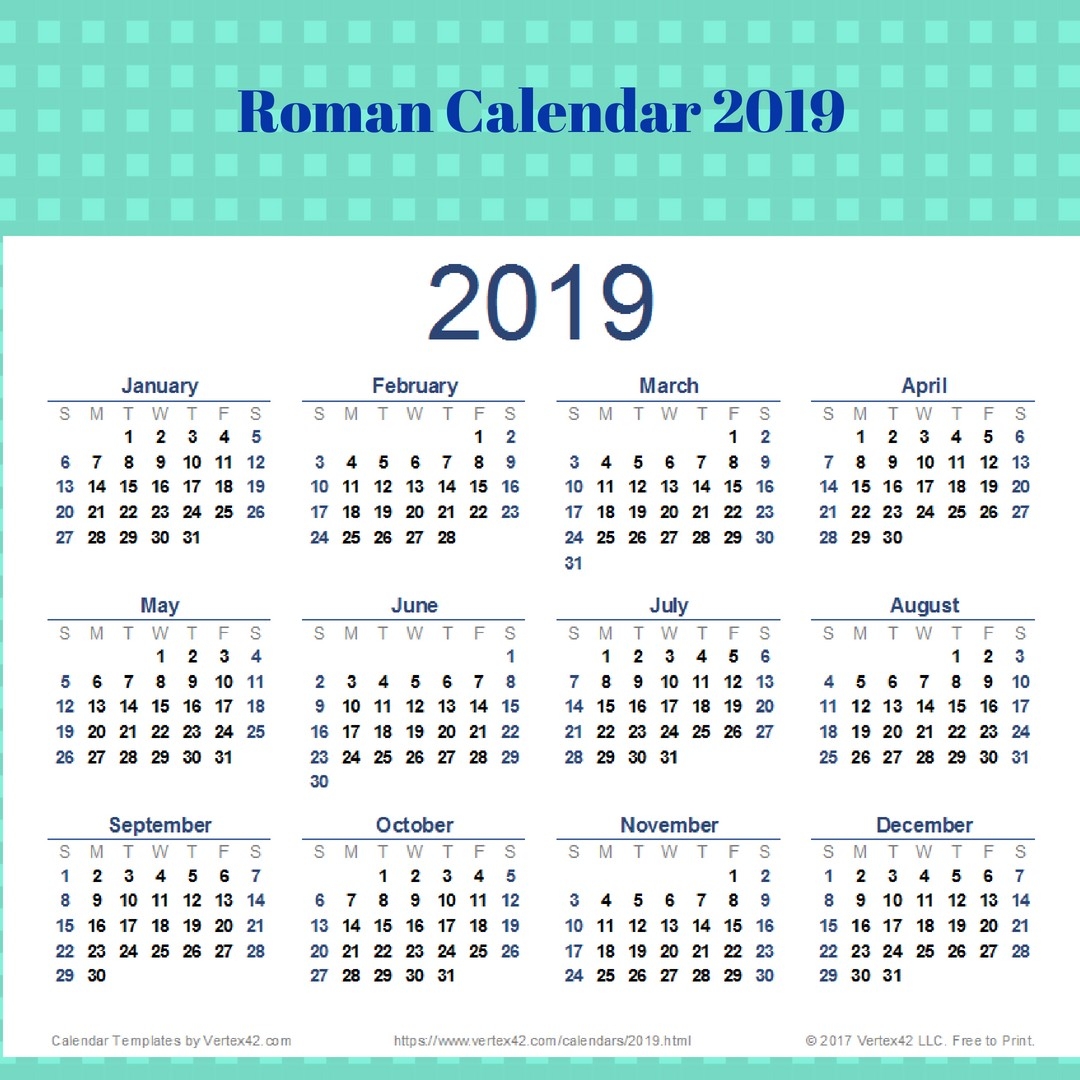 Calendar 2019 Romana Meetgeorge