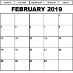 Calendar February 2019 Malaysia Calendar Template Printing