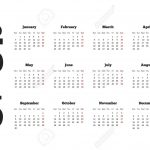 Calendar On 2019 Year With Week Starting From Monday A4 Horizontal