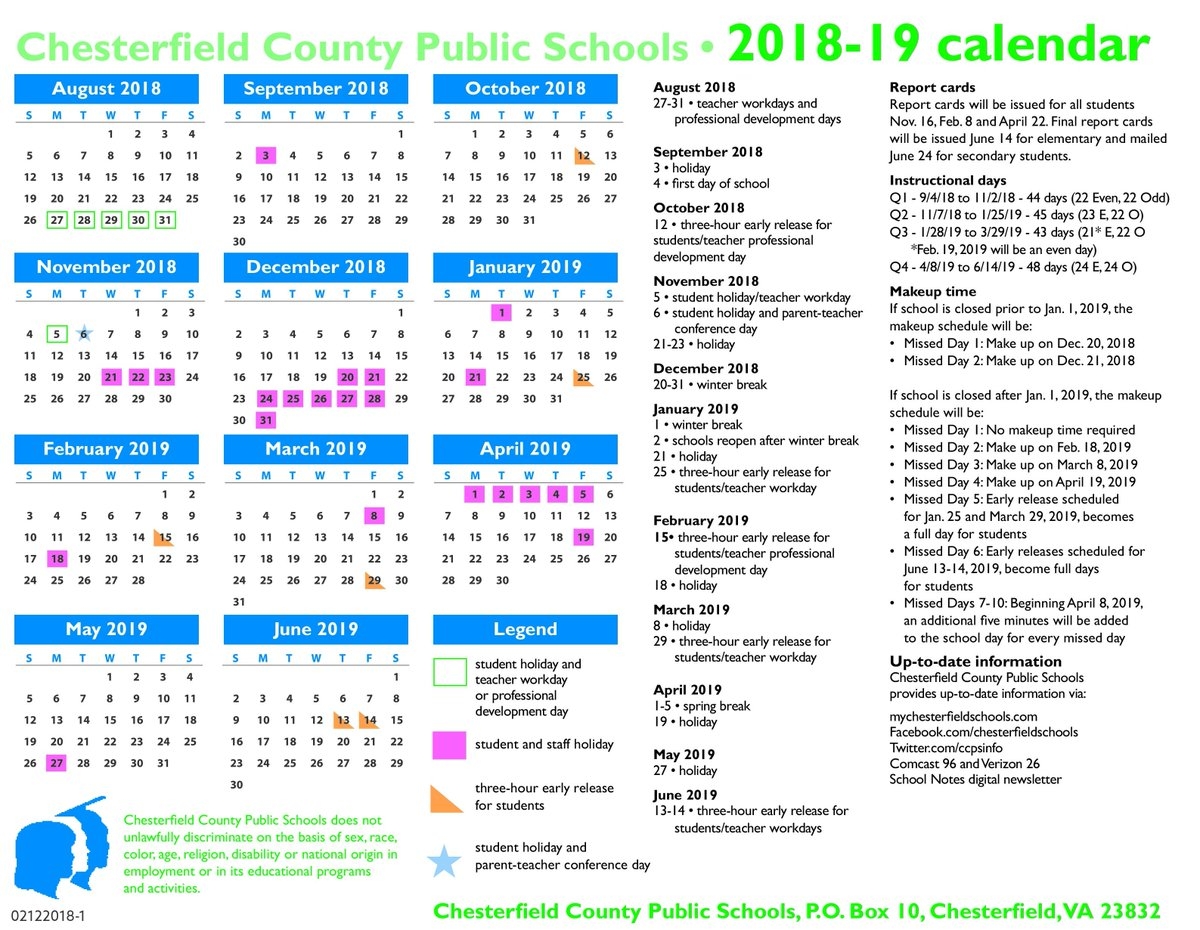 Chesterfield Schools On Twitter The Chesterfield County School 