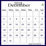 December 2018 Blank Calendar India Printable Calendar 2019 Blank