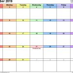 December 2019 Calendars For Word Excel Pdf