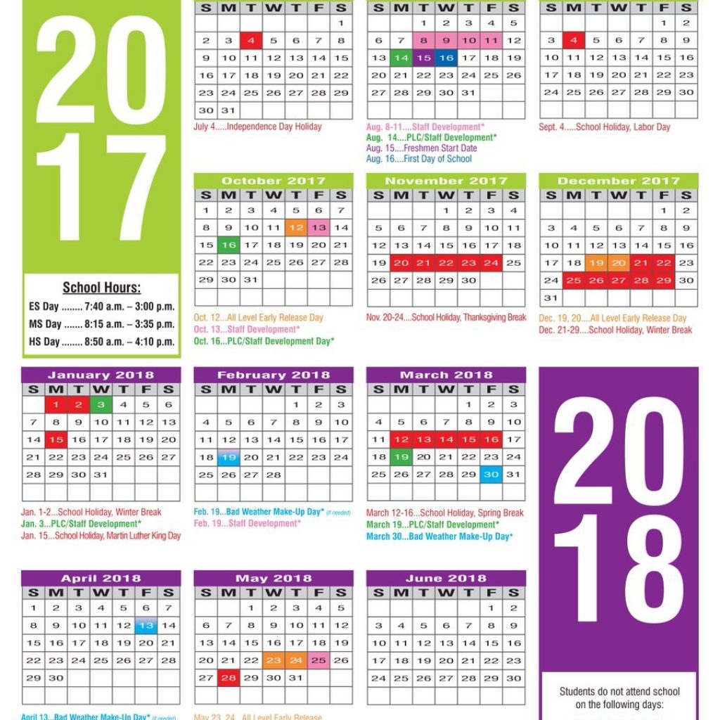 Denton Isd On Twitter The 2017 18 School Calendar Is Out Let