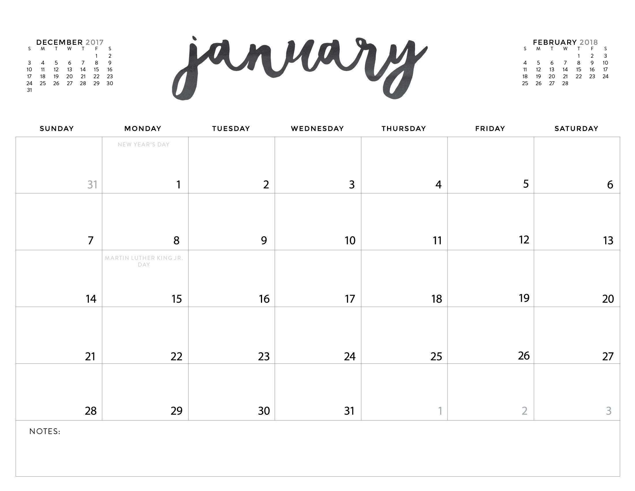 Download Your Free 2018 Printable Calendars Today There Are 28 