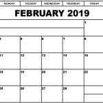 Editable February 2019 Calendar Word Free Printable 2018 Calendar