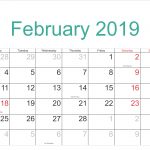 February 2019 Holiday Calendar Printable Templates January 2019