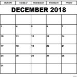 Free Printable Calendar December 2018 Free Printables 2018