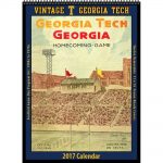 Georgia Tech Vintage Football 2017 Wall Calendar 9781630362904