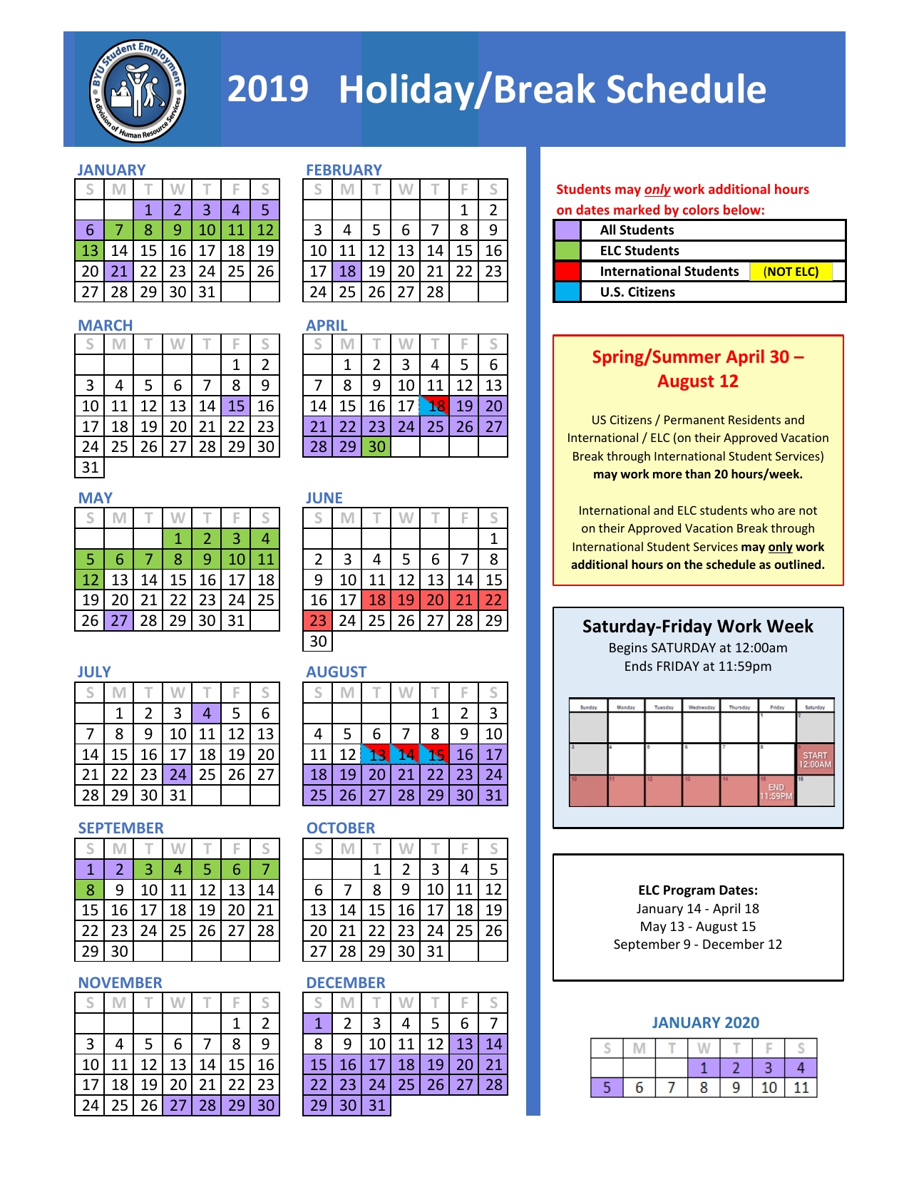 Holidaybreak Schedule Human Resource Services