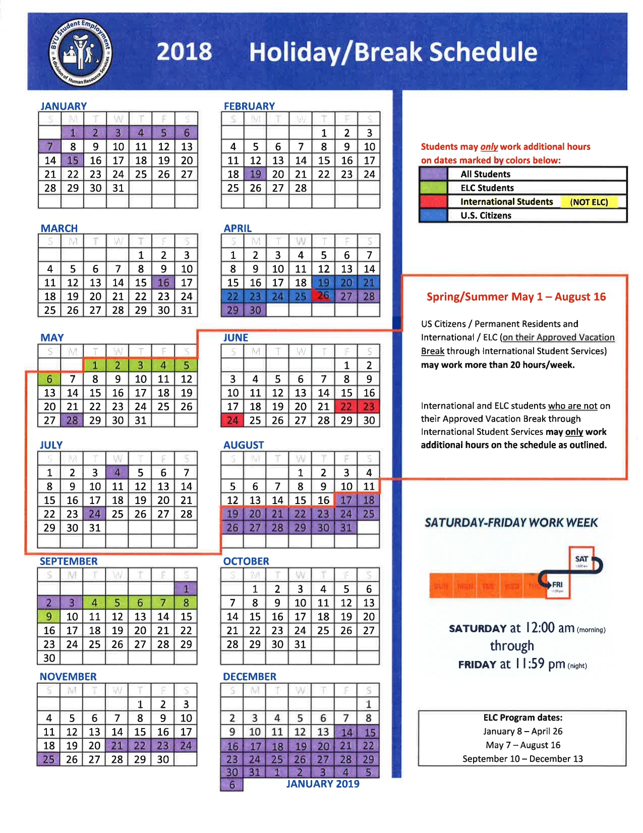 Holidaybreak Schedule Human Resource Services