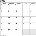 January 2019 Calendar Singapore January 2019 Calendar Printable