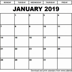 January 2019 Wincalendar Calendar Creative Printable