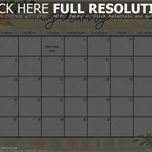 January Calendar 2019 Spanish Free Template