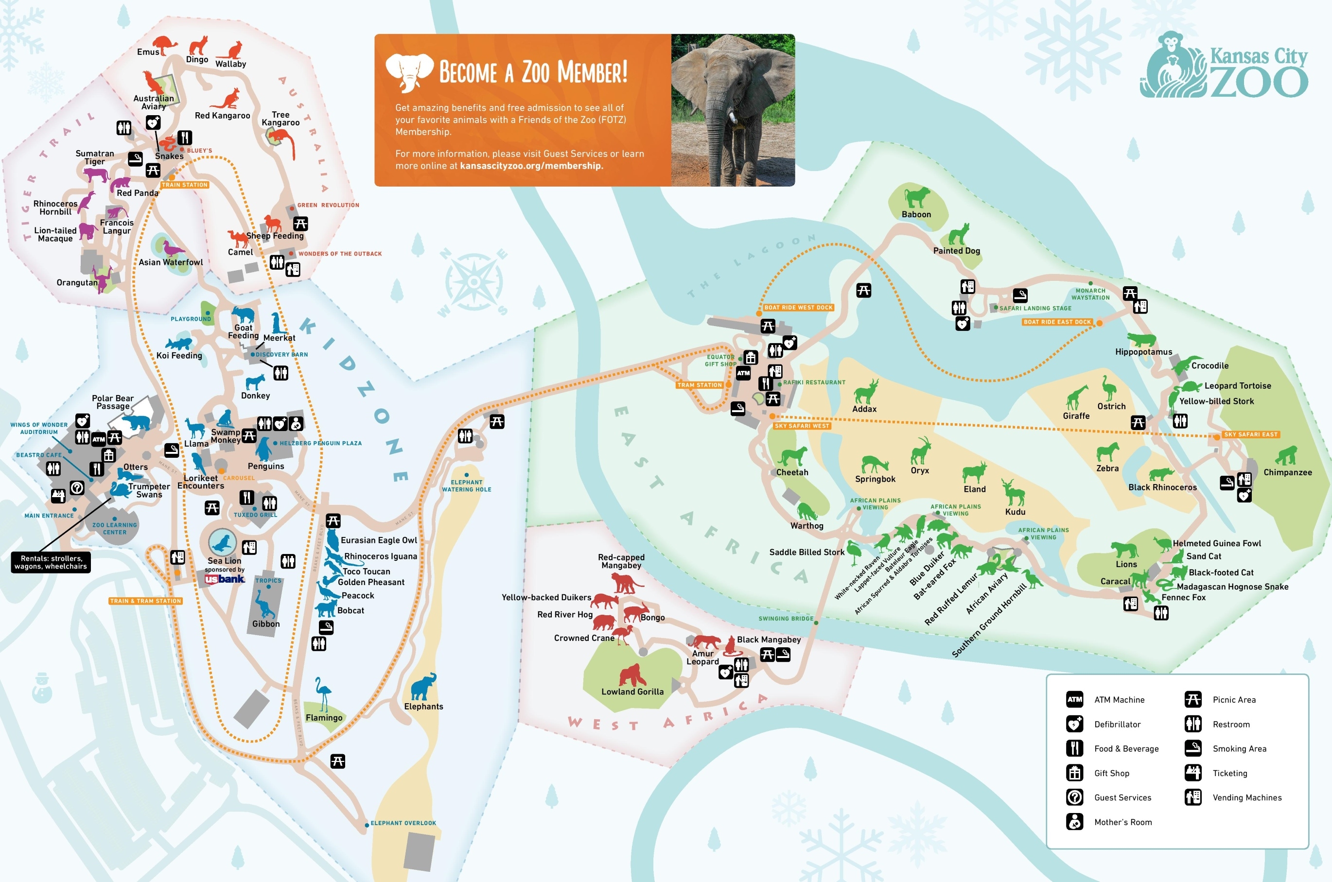 kansas city zoo map