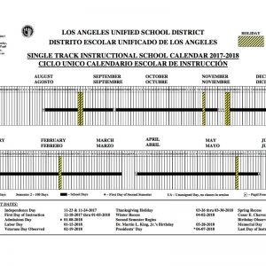 Lausd Calendar Olive Vista Steam Magnet