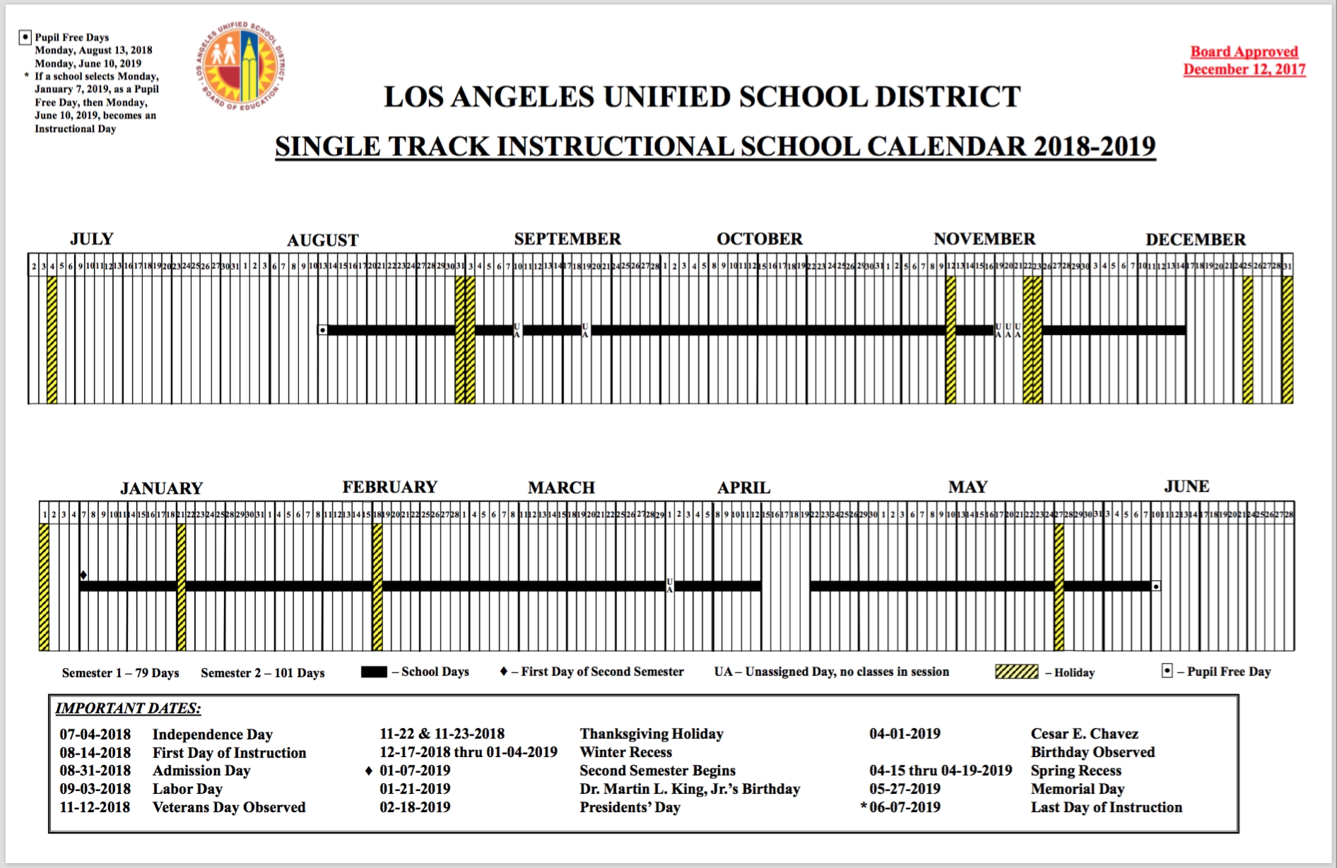 Lausd Calendar 2019 Qualads