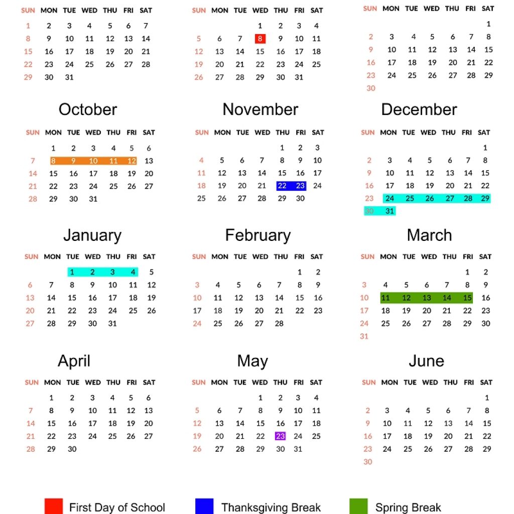 Mesa County Public School District Calendar Holidays 2018 2019