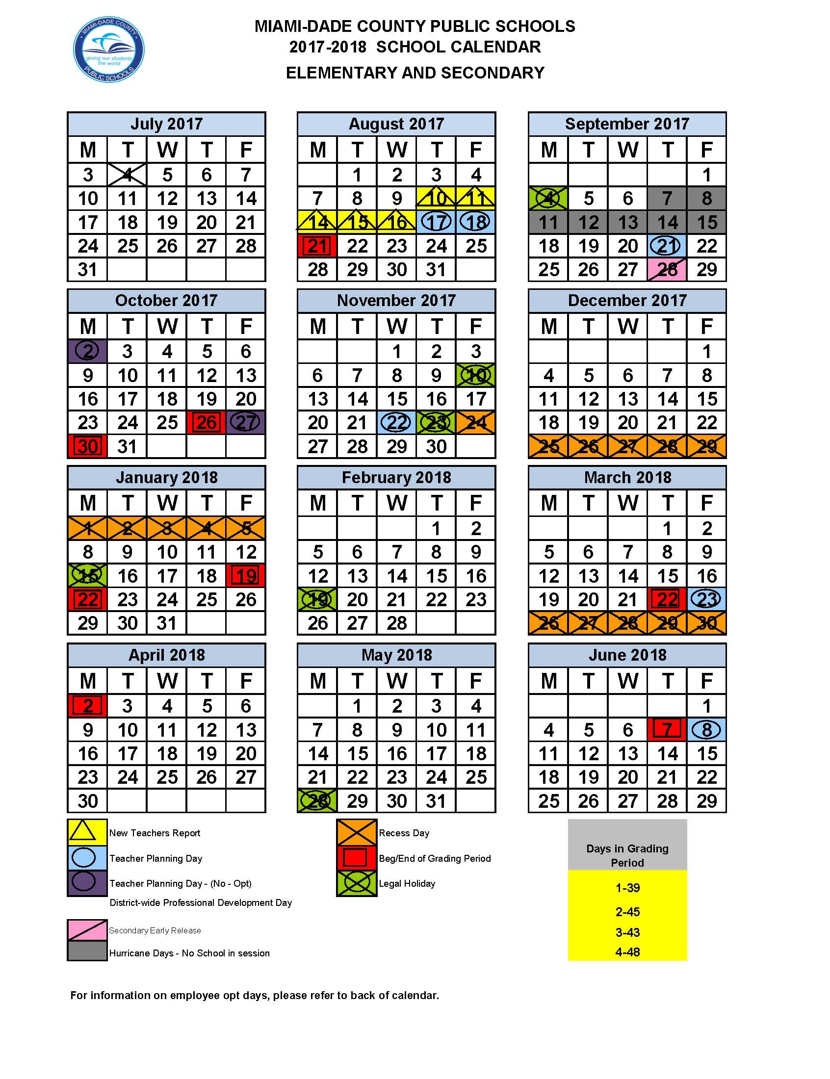 Miami Dade Revised School Calendar Caribbean News 