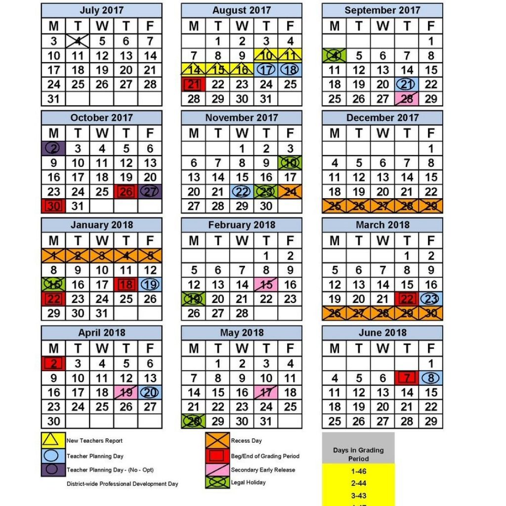 Miami Dade Schools Calendar 2018 2019 School Meetgeorge