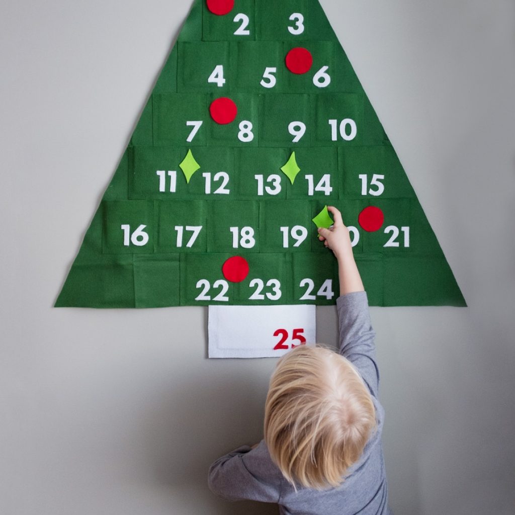 No Sew Felt Advent Calendar Lauren Mancke