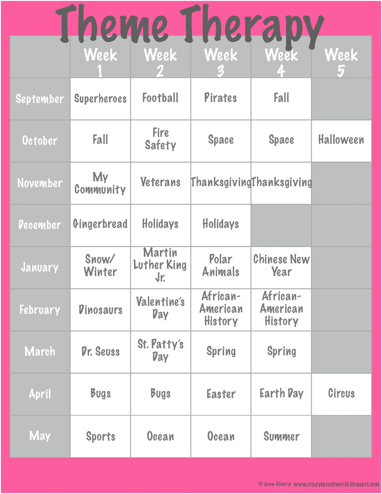 Pre K Calendar 2017 February Calendar Themes April Onthemarch