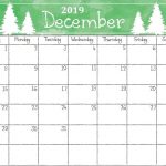 Printable December 2019 Christmas Calendar Calendar 2018