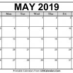 Printable May 2019 Calendar Templates 123calendars