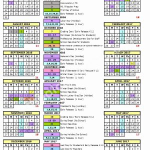 School Calendar 2016 2017 Mesa Public Schools Calendar Download Pdf