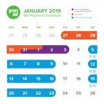 Ssi Social Security Benefits Payment Schedule January 2019 Green