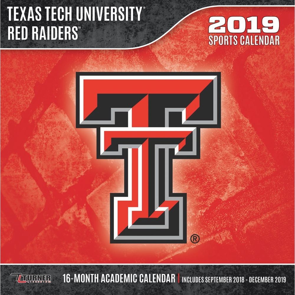 Texas Tech Red Raiders 2019 Wall Calendar Calendars