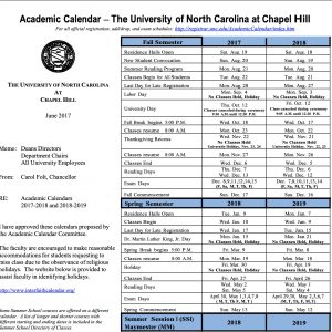 Unc Chapel Hill Academic Calendar Wwwmiifotos