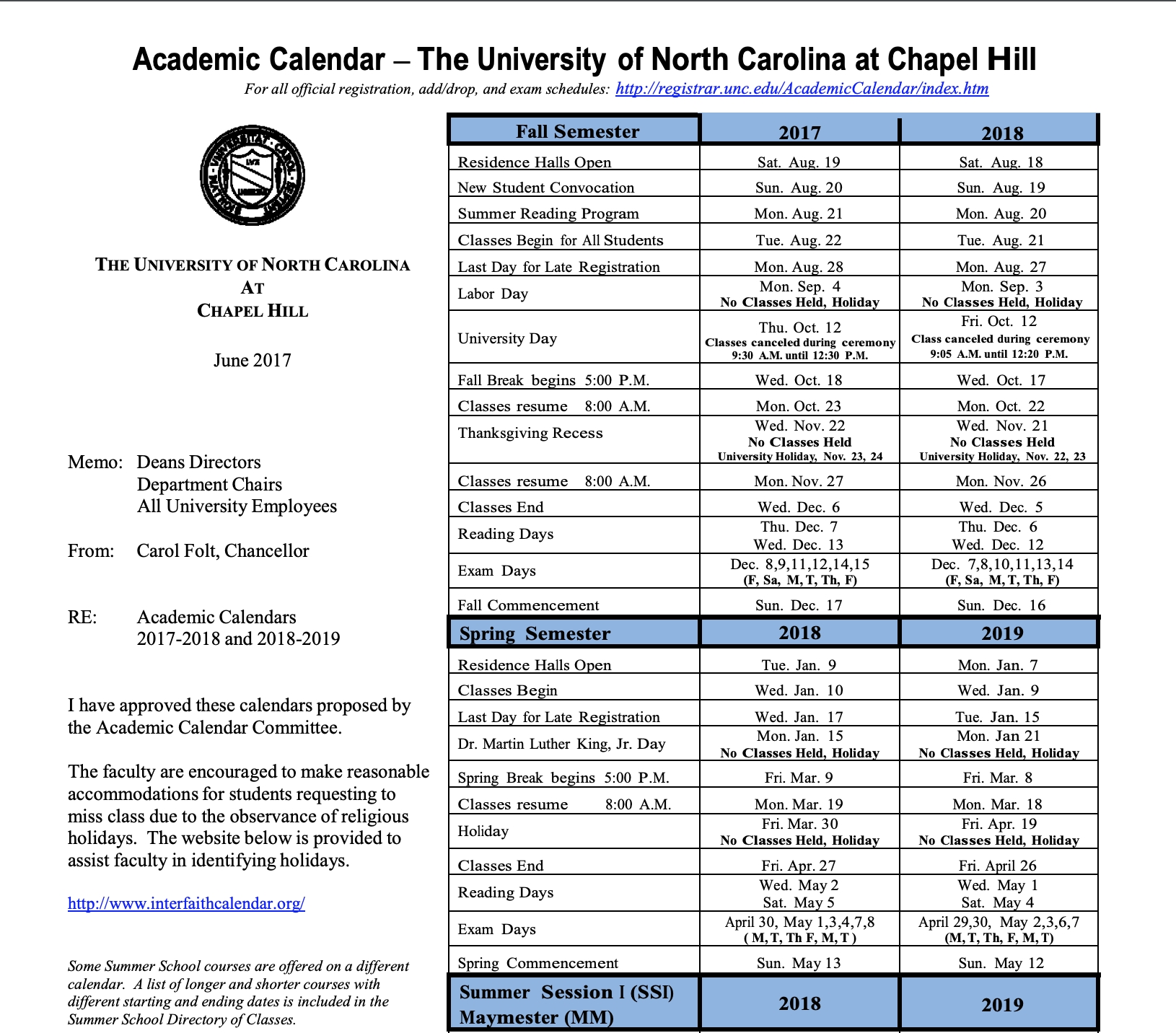 Unc Chapel Hill Academic Calendar Wwwmiifotos