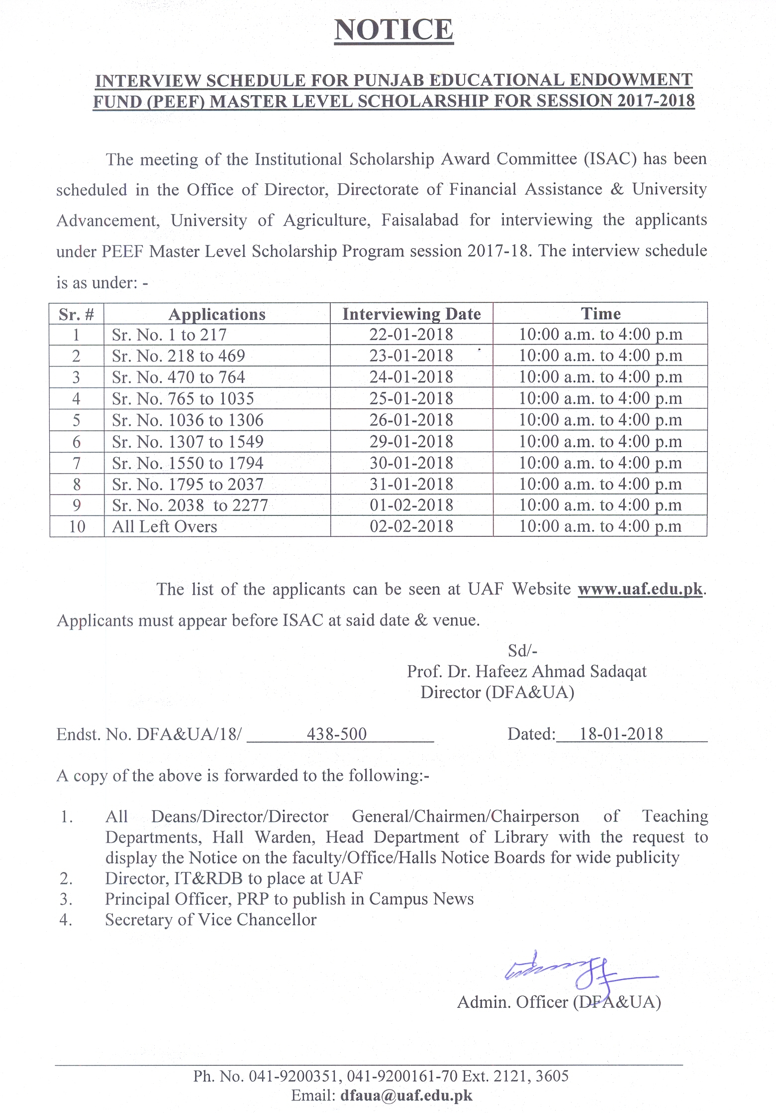 University Of Agriculture Faisalabad Uaf