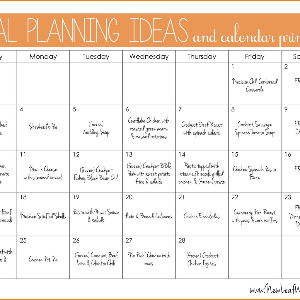 10 Diet Calendar Printable Dragon Fire Defense