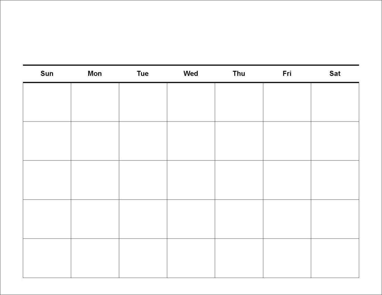 7 Day Calendar Template Clever Ideas Blank Calendar Template