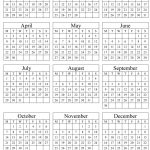 Annual Calendar 2019 Portrait Printable Calendar 2017 2018 2019